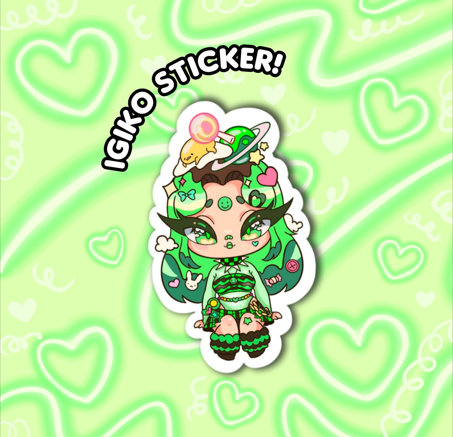 Candy Art Studio Official x IgikoPop Collaboration Sticker Only