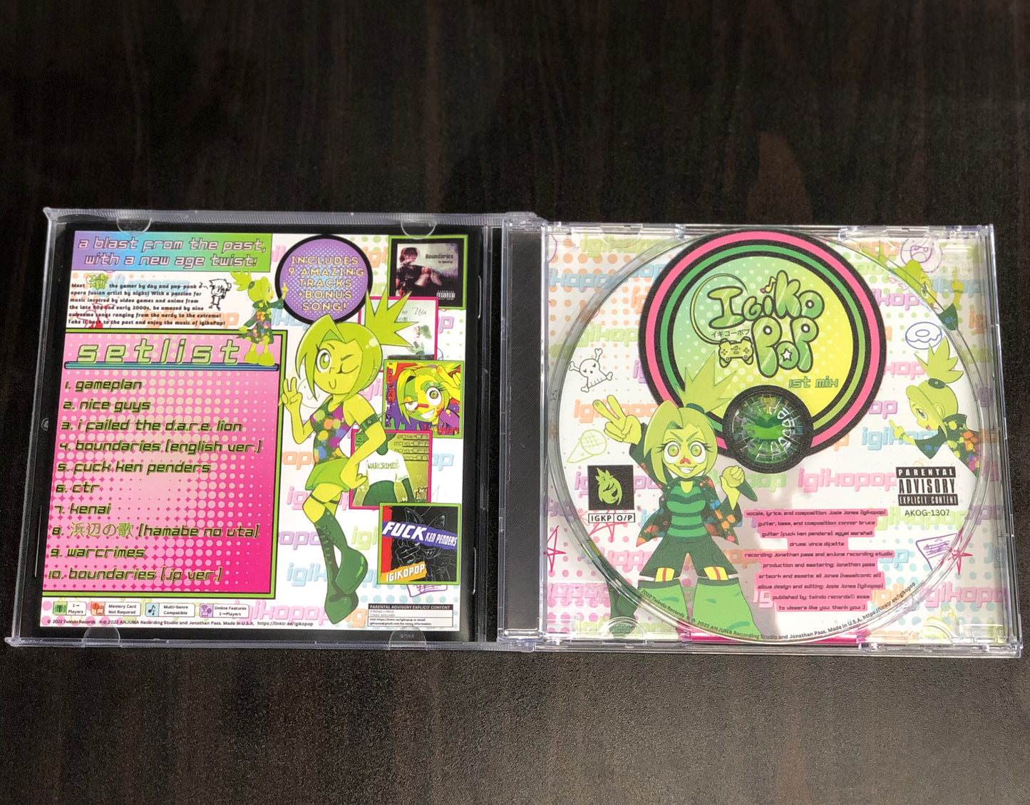 “IgikoPop 1st Mix” Collectors CD